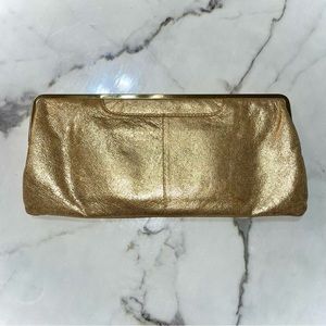 Gold HOBO Clutch Purse